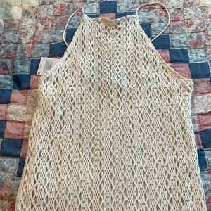 New Zara Halter Midi Dress.